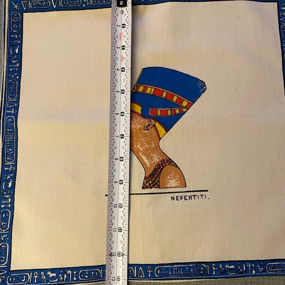 Egyptian Queen Nefertiti Napkins Placemats - 4